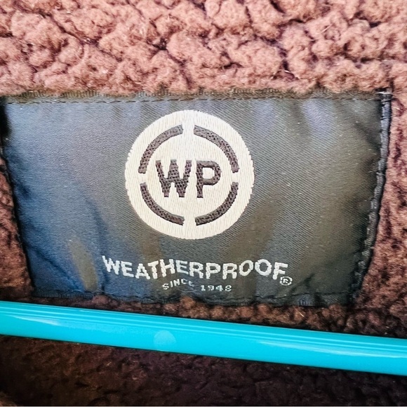 WEATHERPROOF FLEECE SHIRT JACKET IN LATTE BROWN SIZE XL EUC SUPER SOFT! - Picture 11 of 12